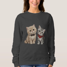 Sudadera con capucha para amantes de los gatos lin