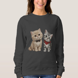 Sudadera con capucha para amantes de los gatos lin