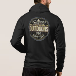 Sudadera con capucha para aventuras geniales al ai