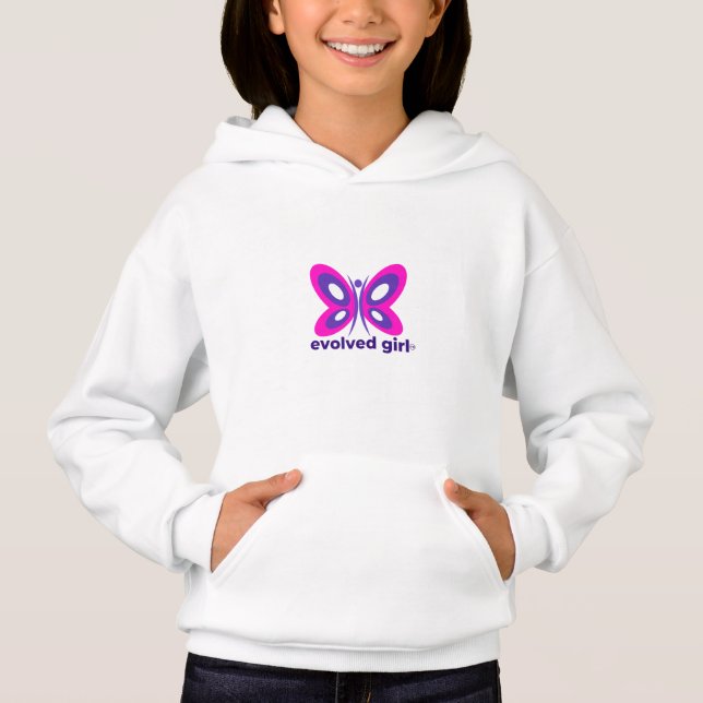 Sudadera con capucha para chica evolucionada (juve (Anverso)