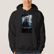 Sudadera con capucha para concierto de sintetizado