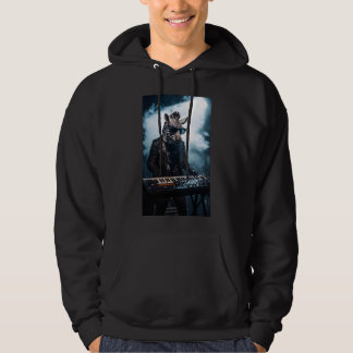 Sudadera con capucha para concierto de sintetizado