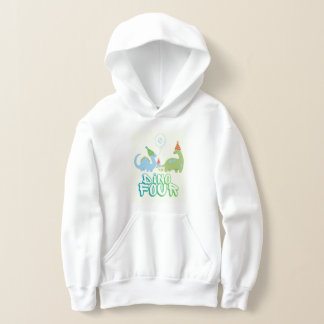 Sudadera con capucha para cumpleaños Dino Four