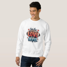 Sudadera con capucha para el amor del fútbol