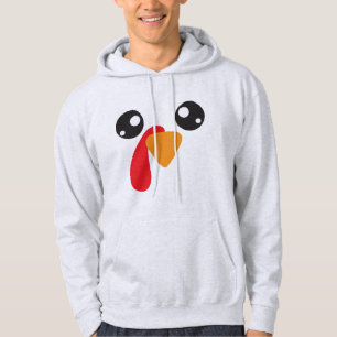 Sudadera con capucha para familia a juego de pavo 
