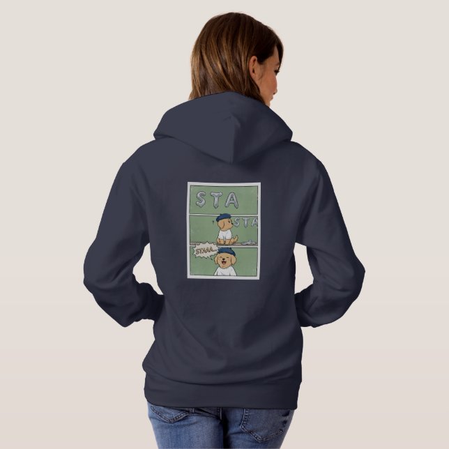 Sudadera con capucha para fanáticos de K-Pop STAAA (Reverso completo)