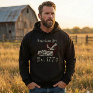 Sudadera con capucha para hombre American Grit Est