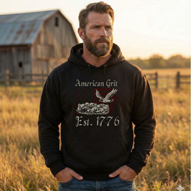Sudadera con capucha para hombre American Grit Est (Subido por el creador)