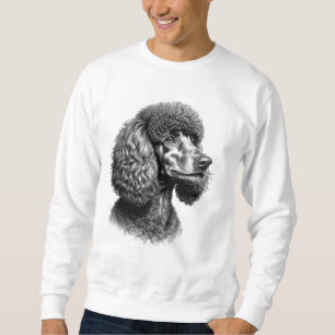 Sudadera con capucha para hombre de arte de perro