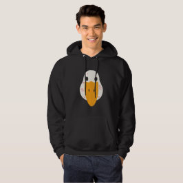 Sudadera con capucha para hombre de ganso con gran