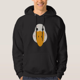 Sudadera con capucha para hombre de ganso con gran