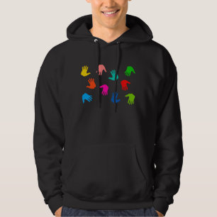 Sudadera con capucha para hombre de Handprints