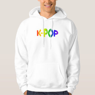 Sudadera con capucha para hombre de K-Pop Arcoíris