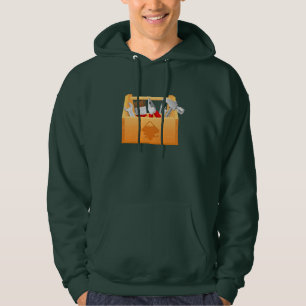 Sudadera con capucha para hombre de la caja de