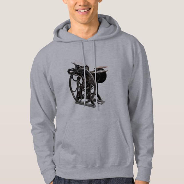 sudadera con capucha para hombre de la máquina de (Anverso)