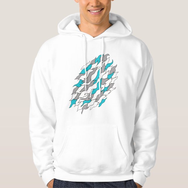 Sudadera con capucha para hombre del flujo (Anverso)