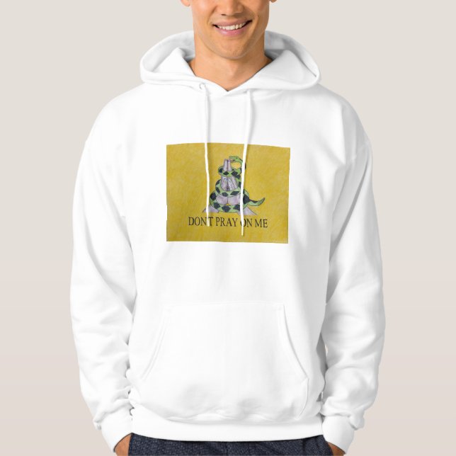 Sudadera con capucha para hombre Don't Pray On Me (Anverso)