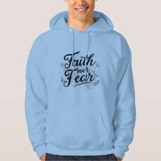 Sudadera con capucha para hombre Faith Over Fear c