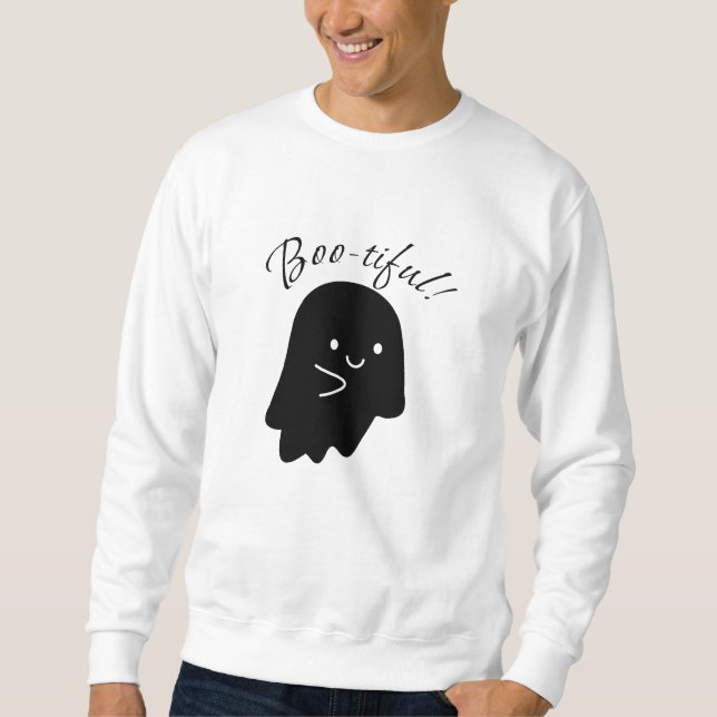 Sudadera con capucha para hombre fantasma Boo-tifu (Anverso)