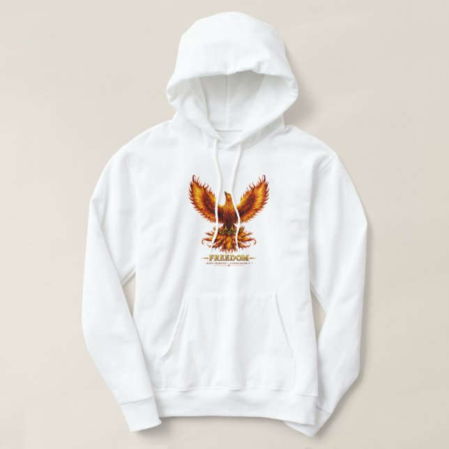 Sudadera con capucha para hombre Freedom Phoenix (Diseño del anverso)
