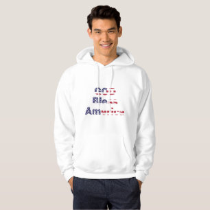 Sudadera con capucha para hombre God Bless America