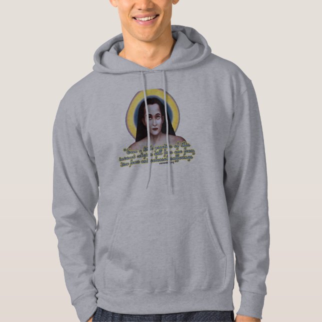 Sudadera con capucha para hombre MB01 de Babaji (Anverso)