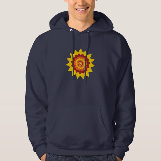 Sudadera con capucha para hombre Odd Flower (Anverso)
