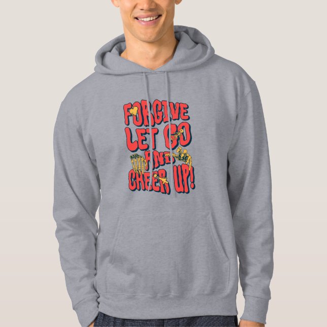 SUDADERA CON CAPUCHA PARA HOMBRE PERDONA OLVIDA Y  (Anverso)