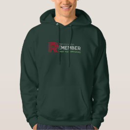 Sudadera con capucha para hombre Rojo Blanco Verde