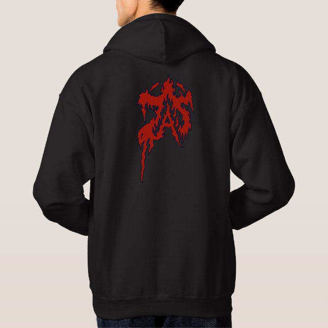 Sudadera con capucha para hombres Akumakaze (Reverso)