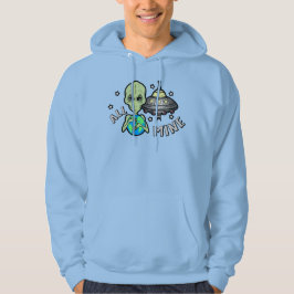Sudadera con capucha para hombres Alien All Mine