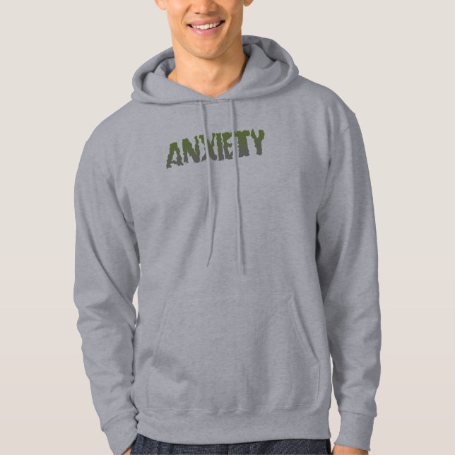Sudadera con capucha para hombres Anxiety Ver 1 (Anverso)