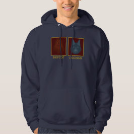 Sudadera con capucha para hombres Bigfoot & Dogman