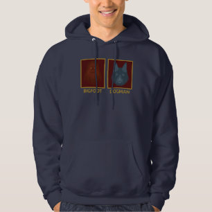 Sudadera con capucha para hombres Bigfoot & Dogman
