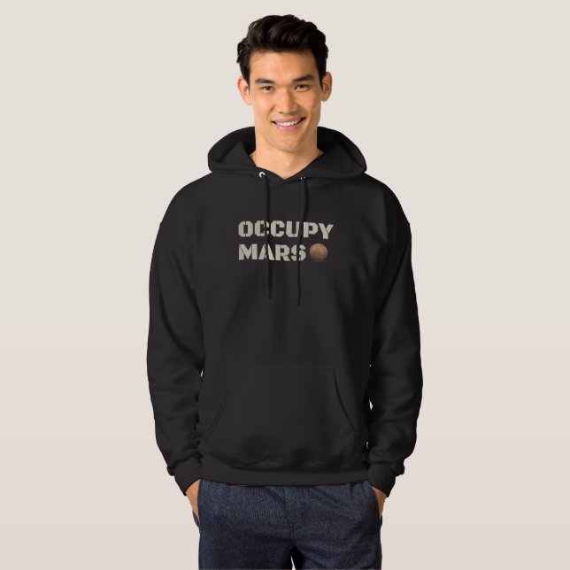 Sudadera con capucha para hombres de exploración e (Anverso completo)