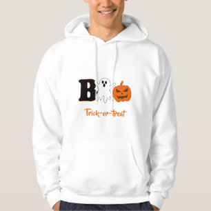 Sudadera con capucha para hombres de Halloween Boo