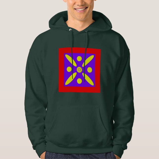 Sudadera con capucha para hombres Derafsh Kaviani  (Anverso)