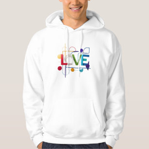 Sudadera con capucha para hombres estampado colori