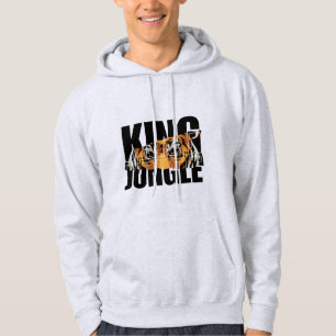 Sudadera con capucha para hombres King of Jungle T