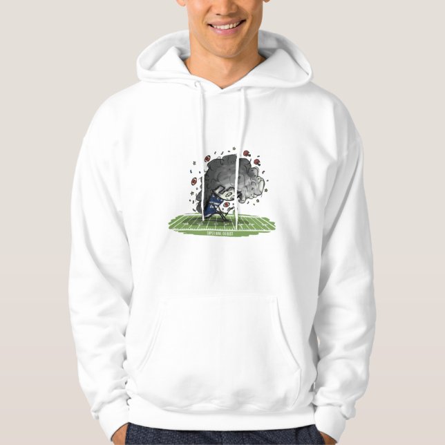 Sudadera con capucha para hombres Super Bowl Or Bu (Anverso)