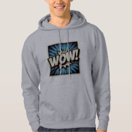 sudadera con capucha para hombres wow