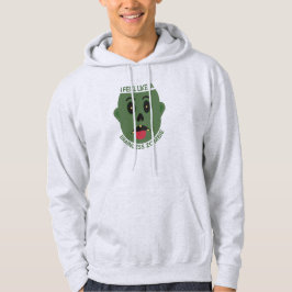 Sudadera con capucha para hombres Zombie sin cereb