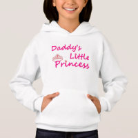 Sudadera con capucha para la princesa del papá