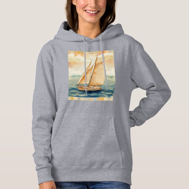 Sudadera con capucha para mujer (Anverso)