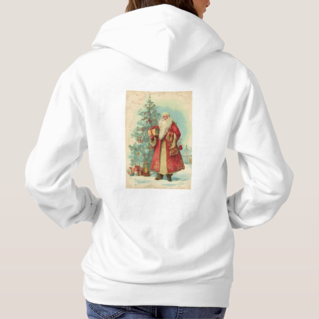 Sudadera con capucha para mujer (Reverso)