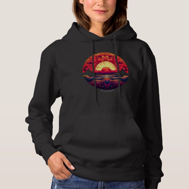 Sudadera con capucha para mujer (Anverso)