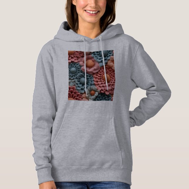 Sudadera con capucha para mujer (Anverso)
