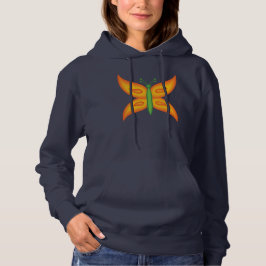 Sudadera con capucha para mujer Alien Butterfly