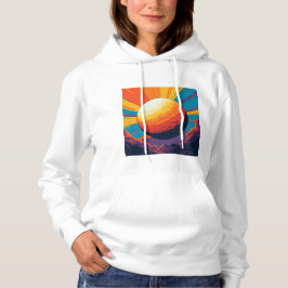Sudadera con capucha para mujer Celestial Sunset