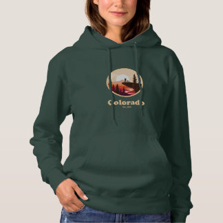 Sudadera con capucha para mujer Colorado Est 1876